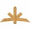 Ekena Millwork Alberta Rough Sawn Timber Gable Bracket, Western Red Cedar, 60"W x 32"H x 2"D x 6"F, 13/12 Pitch GBW060X32X0206ALB00RWR - alternate 1